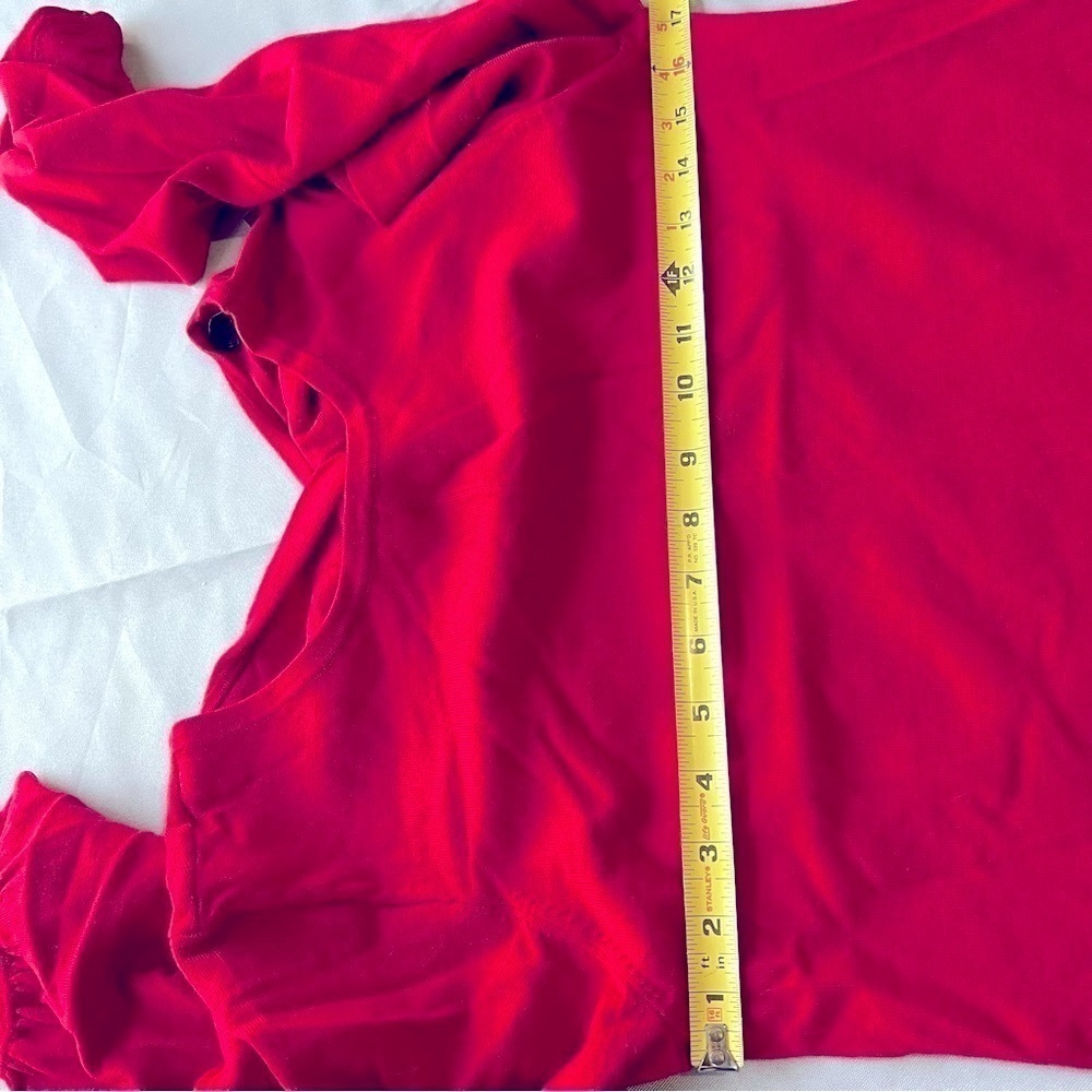 J.Crew Merino Wool Twist-Back Sweater-Dress in Red Color Size Medium - Picture 8 of 8